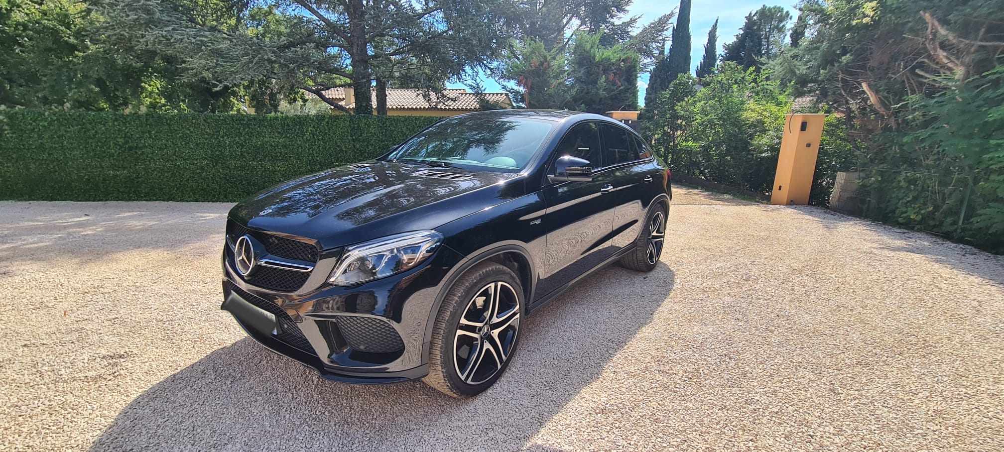 Mercedes GLE AMG Coupé noire - VTC premium Cannes Urban Prestige