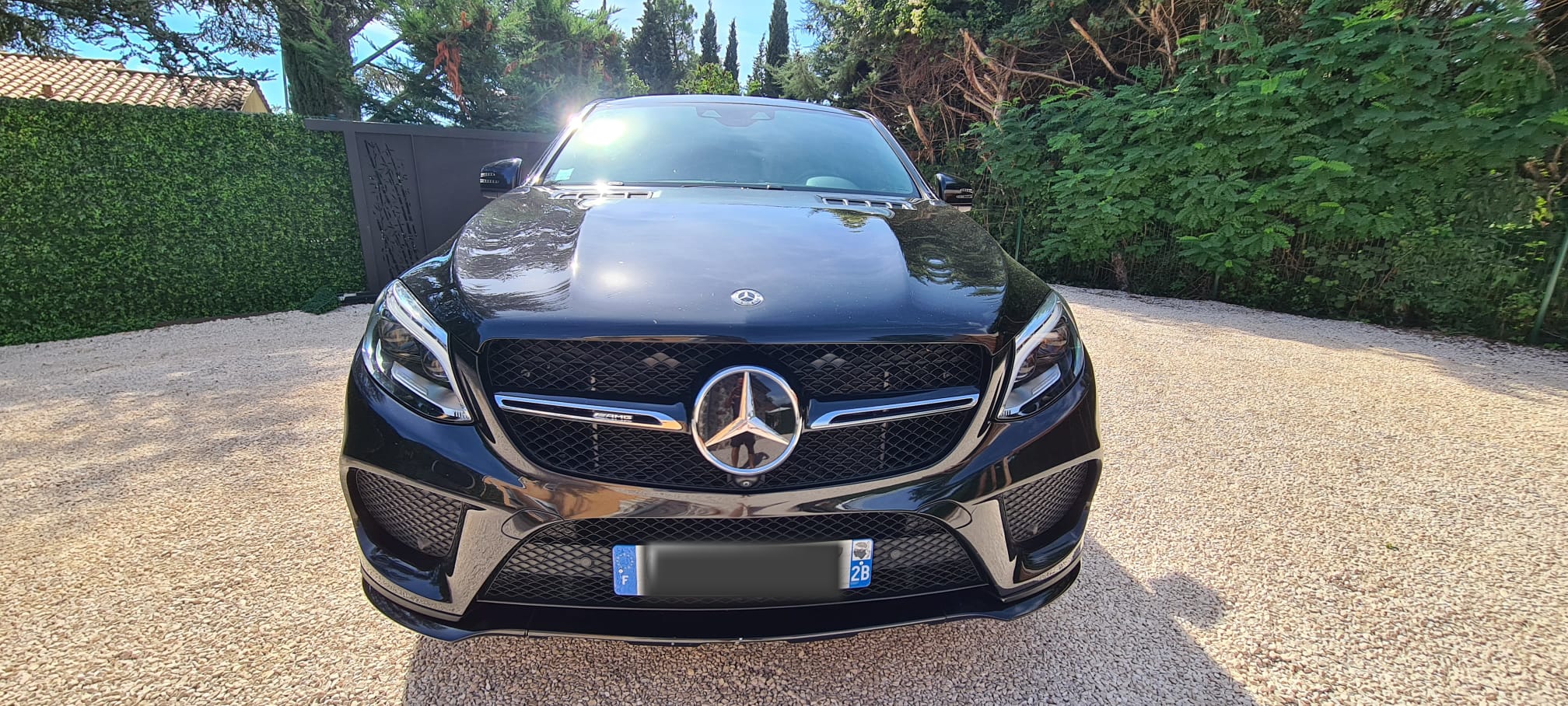 Mercedes GLE AMG face avant - VTC haut de gamme Cannes